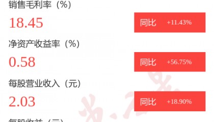 图解兴森科技中报：第二季度单季净利润同比增长465.68%