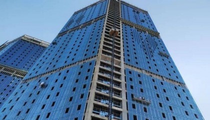 商丘市金融中心工程进展 3月21日