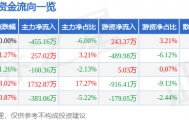 股票行情快报：华英农业（002321）1月9日主力资金净卖出455.16万元