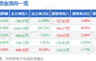 股票行情快报：华英农业（002321）2月13日主力资金净卖出749.37万元