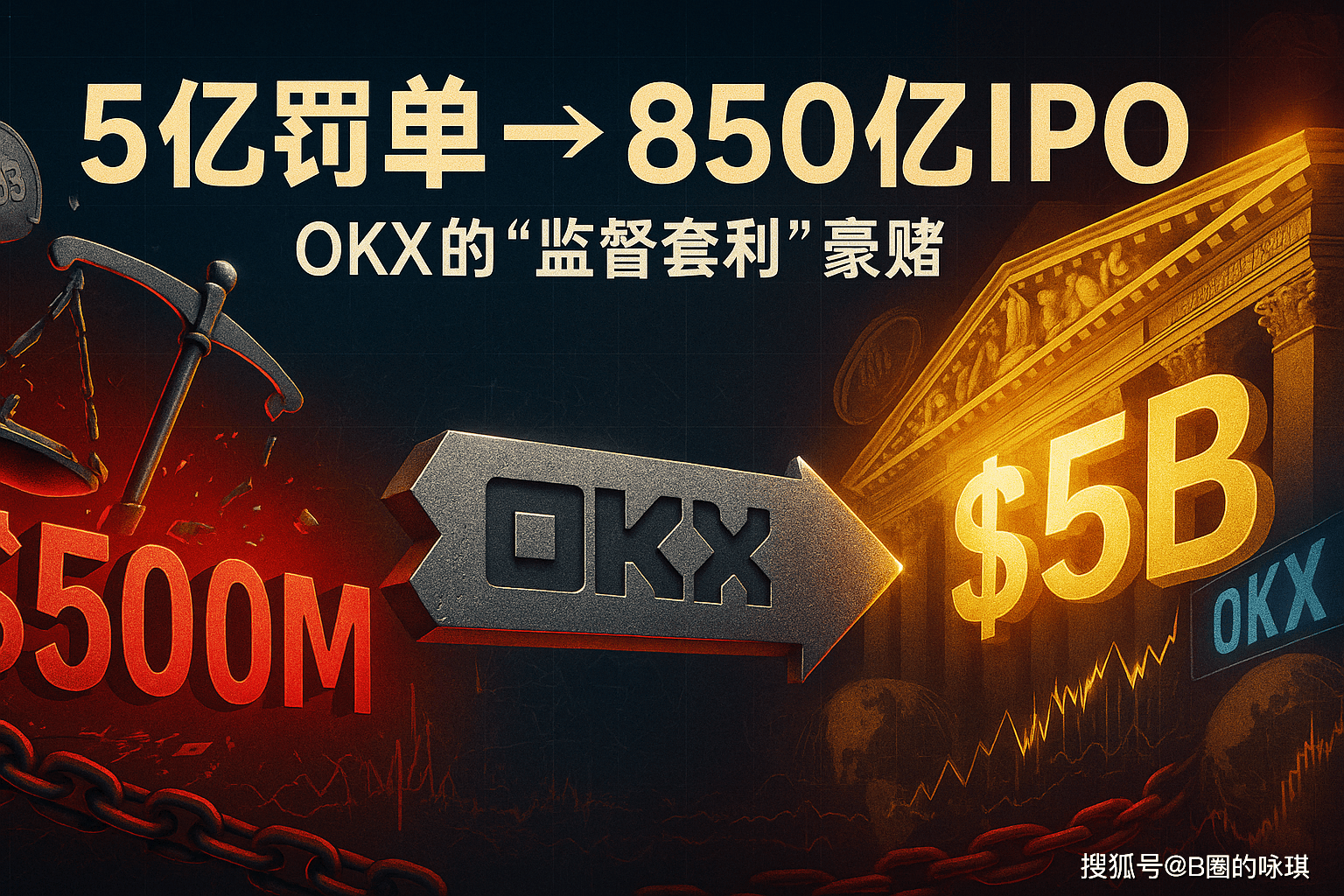 从5亿美元罚单到赴美IPO候选，OKX能否复刻Circle的加密上市神话？