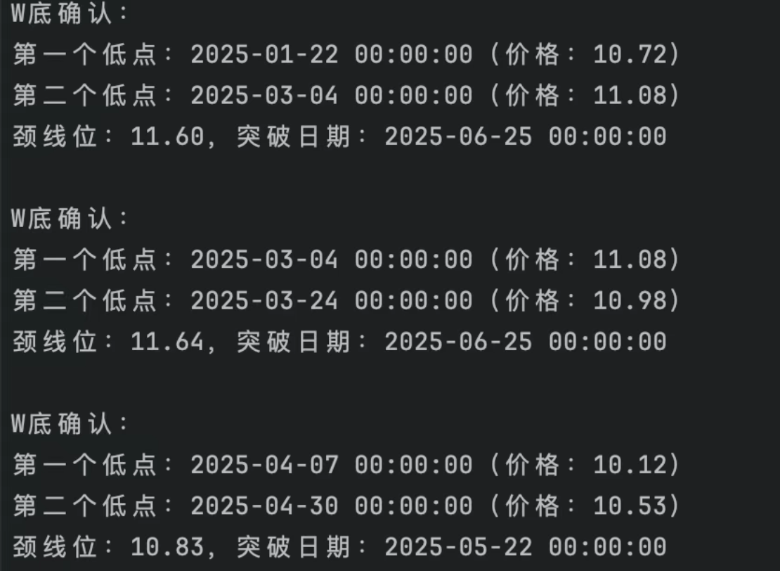 qmt/ptrade量化软件免费开通，量化识别股票底部形态